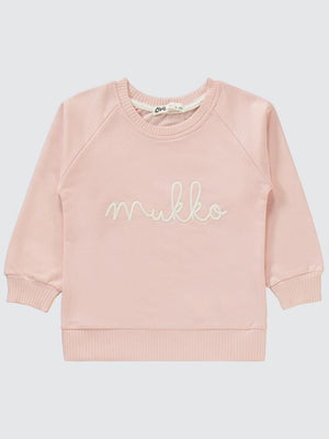 Civil Girls Mukko Nakışlı 2-5 Yaş Eşofman Takımı - Pudra