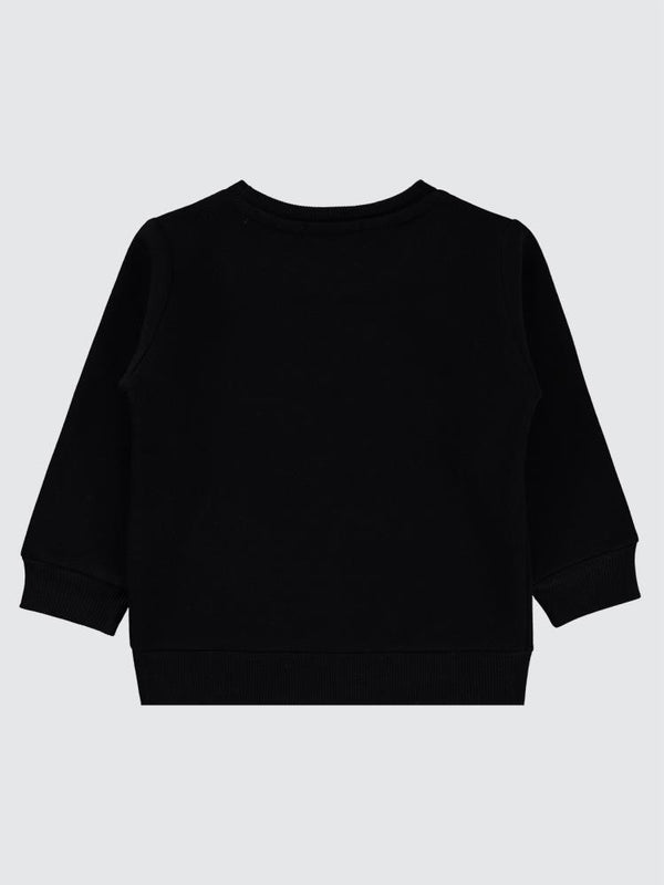 Civil Girls Boston Baskılı 2-5 Yaş Sweatshirt - Siyah