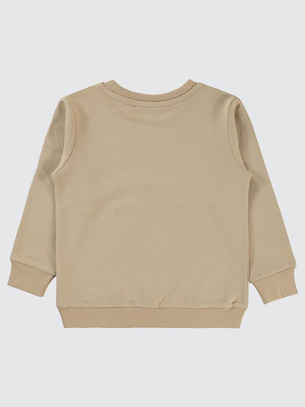 Civil Boys Ready For Baskılı 2-5 Yaş Sweatshirt - Bej