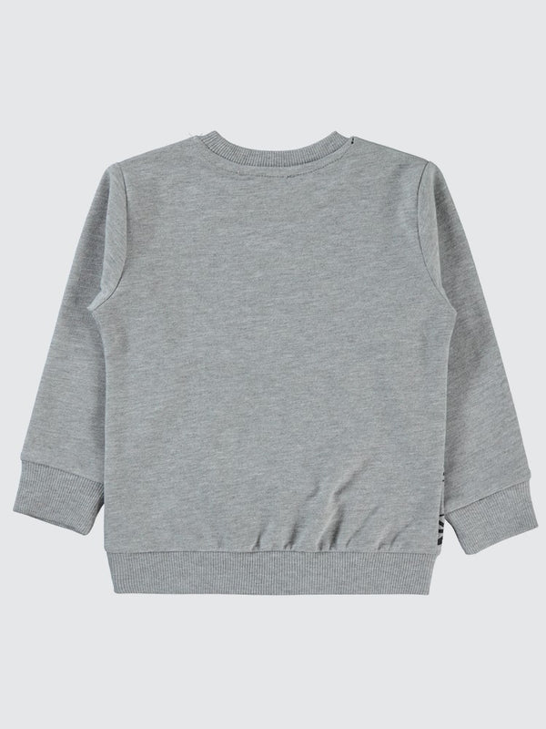 Civil Boys Street Skate Baskılı 2-5 Yaş Sweatshirt - Gri