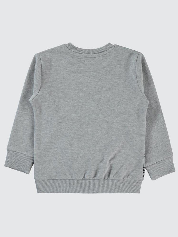 Civil Boys Street Skate Baskılı 2-5 Yaş Sweatshirt - Gri