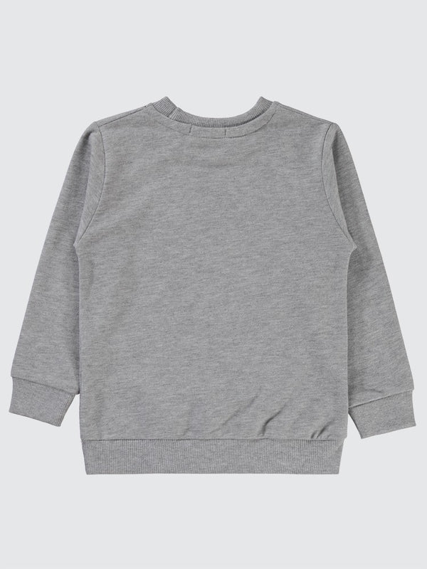 Civil Boys Street Skate Baskılı 2-5 Yaş Sweatshirt - Gri