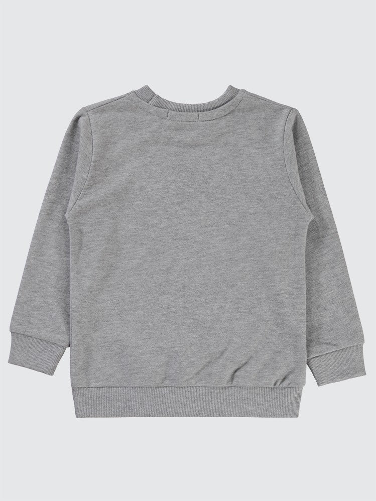 Civil Boys Street Skate Baskılı 2-5 Yaş Sweatshirt - Gri