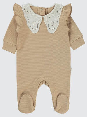 Civil Baby Yaka Dantelli 1-9 Ay Tulum - Bej
