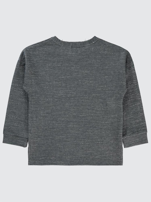 Civil Boys Düz Cepli 6-9 Yaş Sweatshirt - Gri