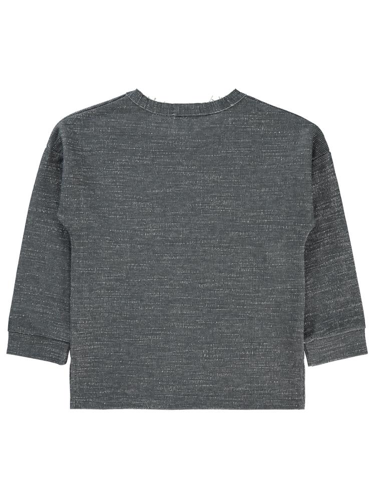 Civil Boys Düz Cepli 6-9 Yaş Sweatshirt - Gri