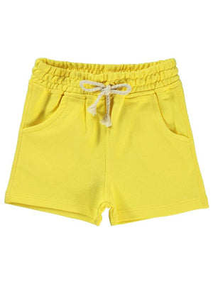 Civil Baby Basic Karyoka Dikişli 6-18 Ay Şort - Sarı
