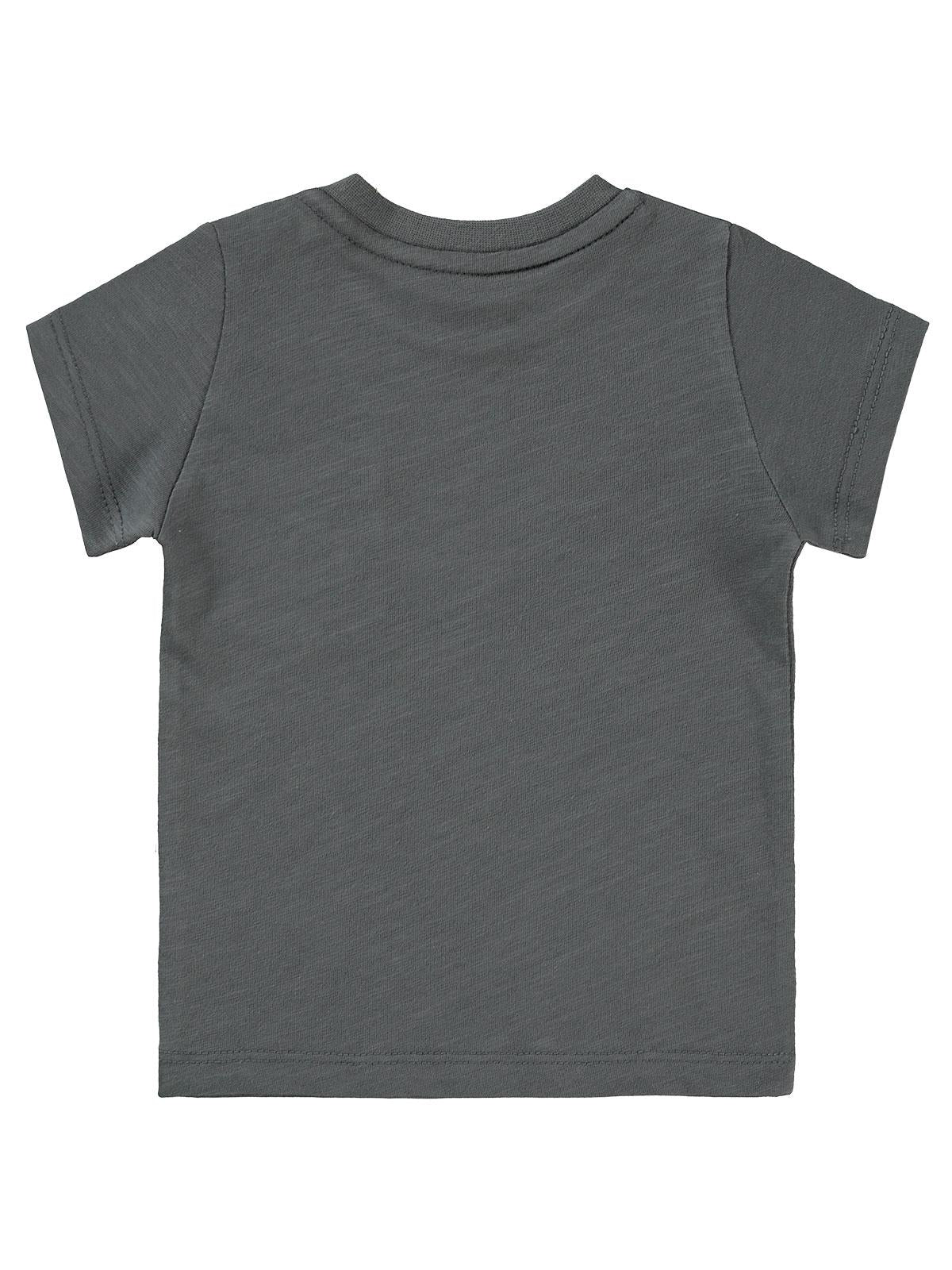 Civil Baby Yelkenli Nakışlı 6-18 Ay Tişört - Gri