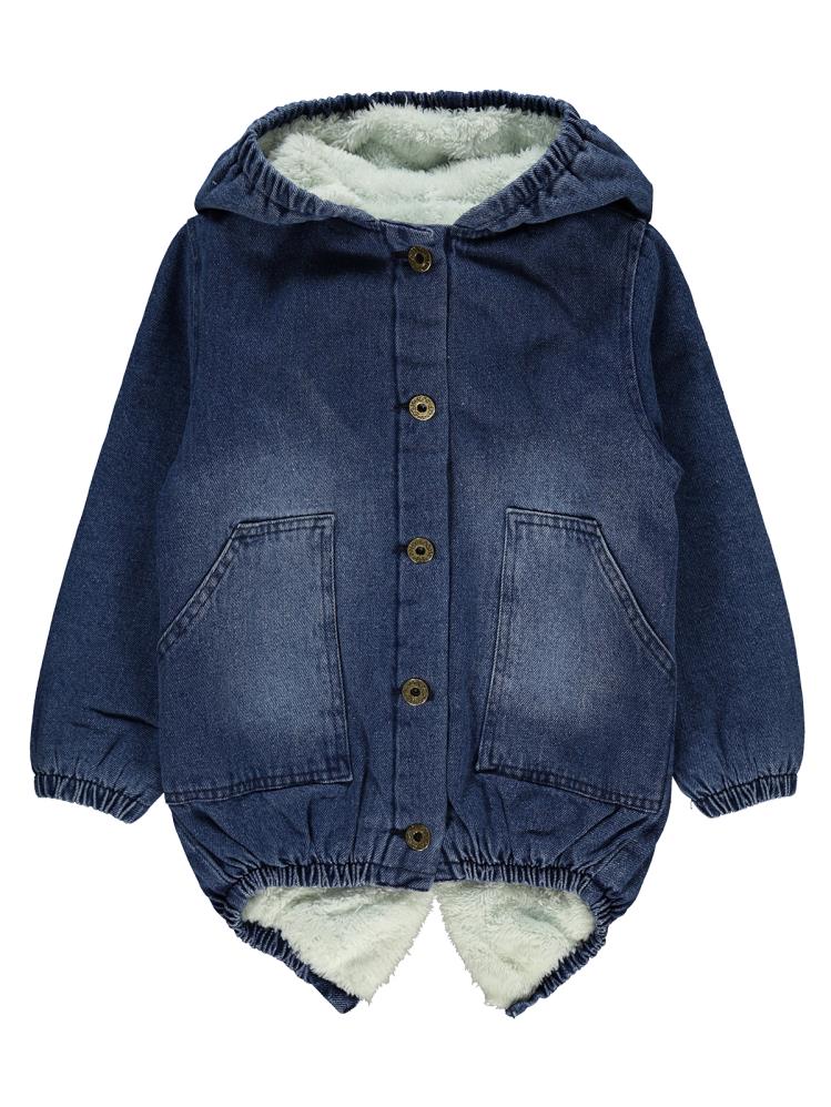 Civil Girls Torba Cepli 2-5 Yaş Mont - Mavi