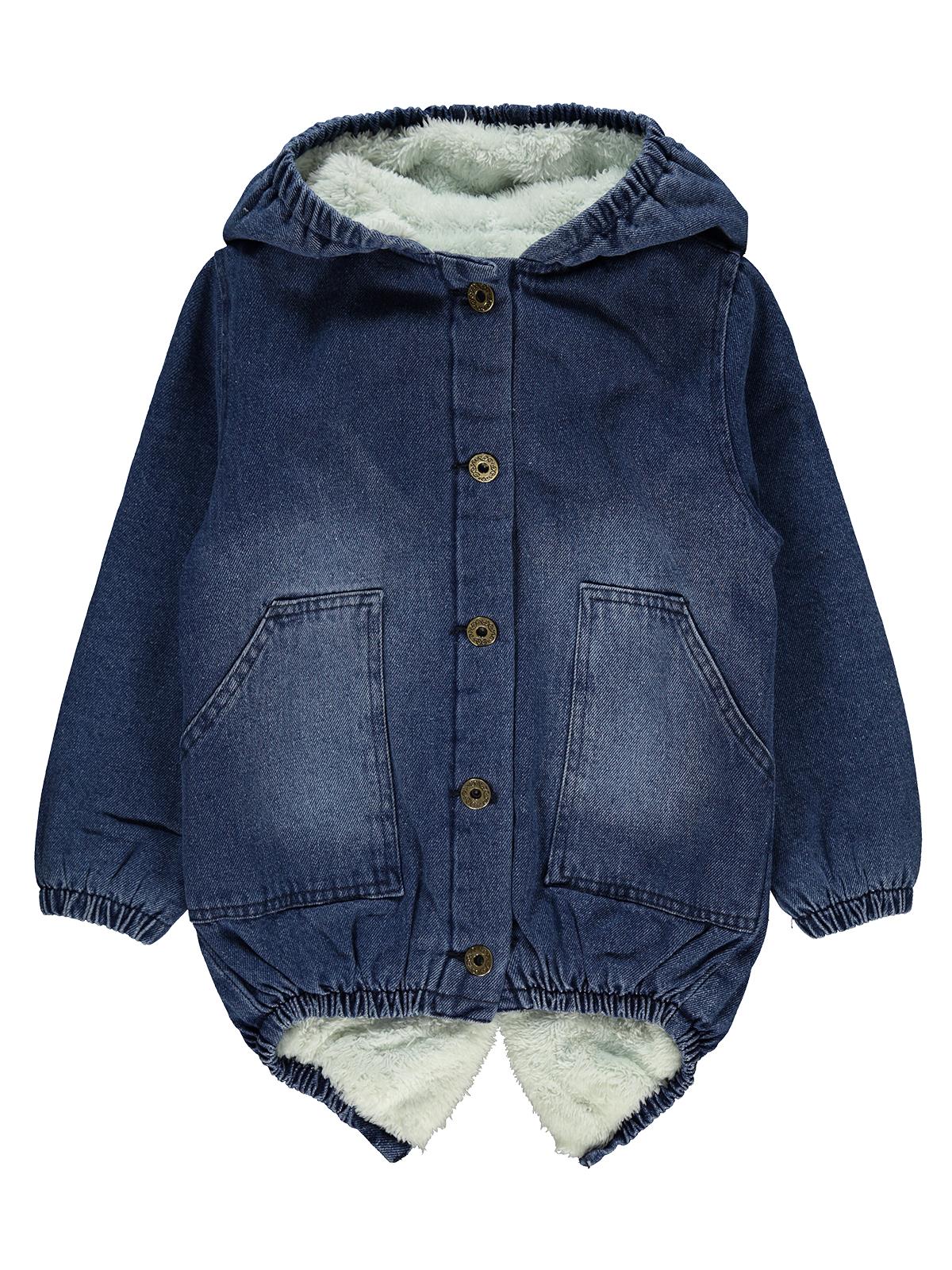Civil Girls Torba Cepli 2-5 Yaş Mont - Mavi