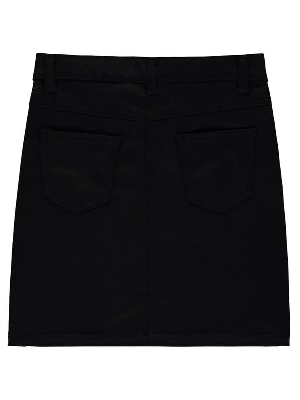 Civil Girls Klasik Cepli 10-13 Yaş Etek - Siyah