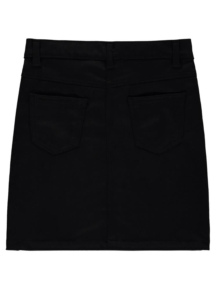 Civil Girls Klasik Cepli 10-13 Yaş Etek - Siyah