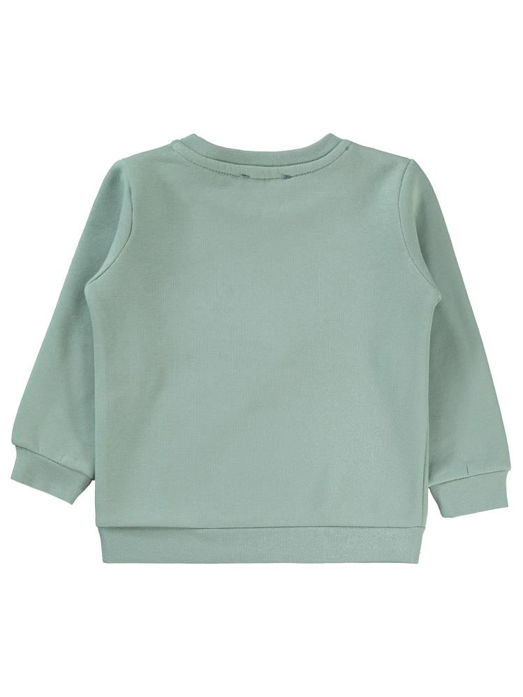 Civil Girls Moment Baskılı 2-5 Yaş Sweatshirt - Yeşil