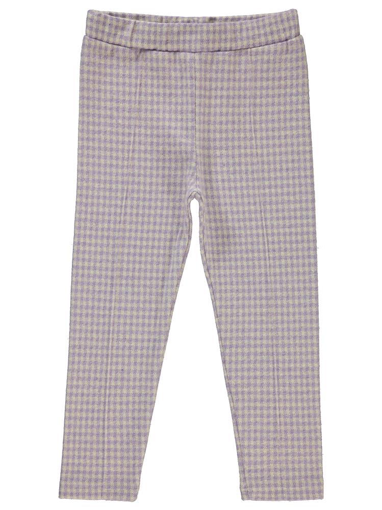 Civil Girls Pitikare Desen Çima Dikişli 10-13 Yaş Tayt - Lila