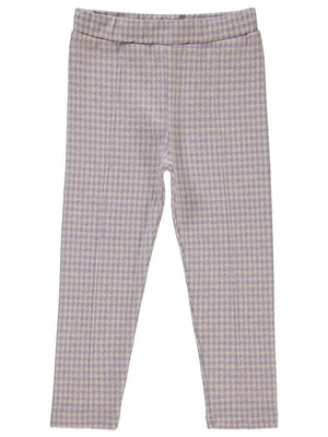 Civil Girls Pitikare Desen Çima Dikişli 10-13 Yaş Tayt - Lila