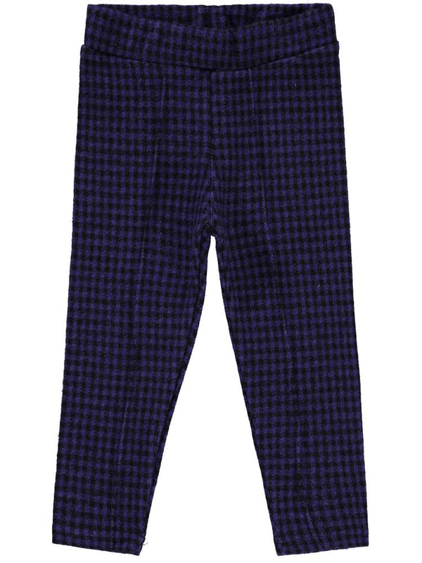 Civil Girls Pitikare Desen Çima Dikişli 2-5 Yaş Tayt - Siyah