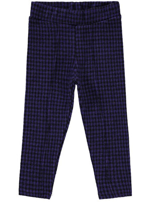 Civil Girls Pitikare Desen Çima Dikişli 2-5 Yaş Tayt - Siyah