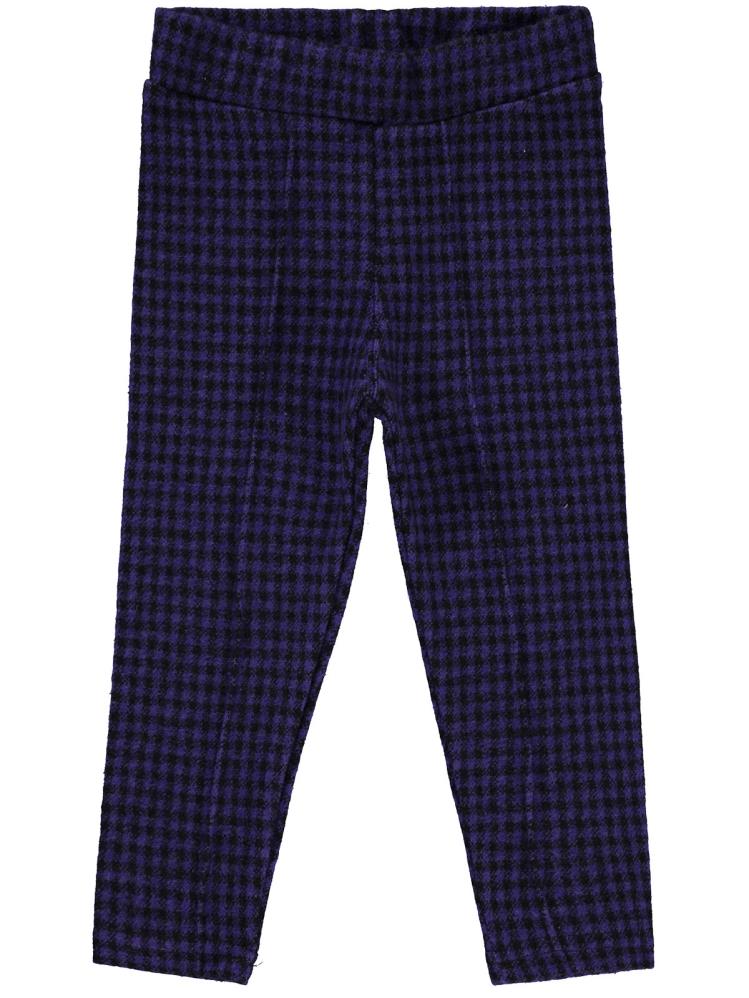 Civil Girls Pitikare Desen Çima Dikişli 2-5 Yaş Tayt - Siyah