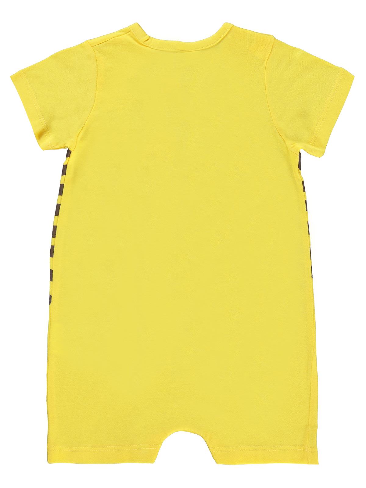 Civil Baby Aslan Baskılı 6-18 Ay Tulum - Sarı