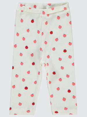 Civil Baby Kız Bebek Tayt 6-18 Ay  - Ekru