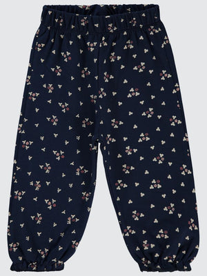 Civil Baby Renkli Empirme Desenli 6-18 Ay Tayt - Lacivert