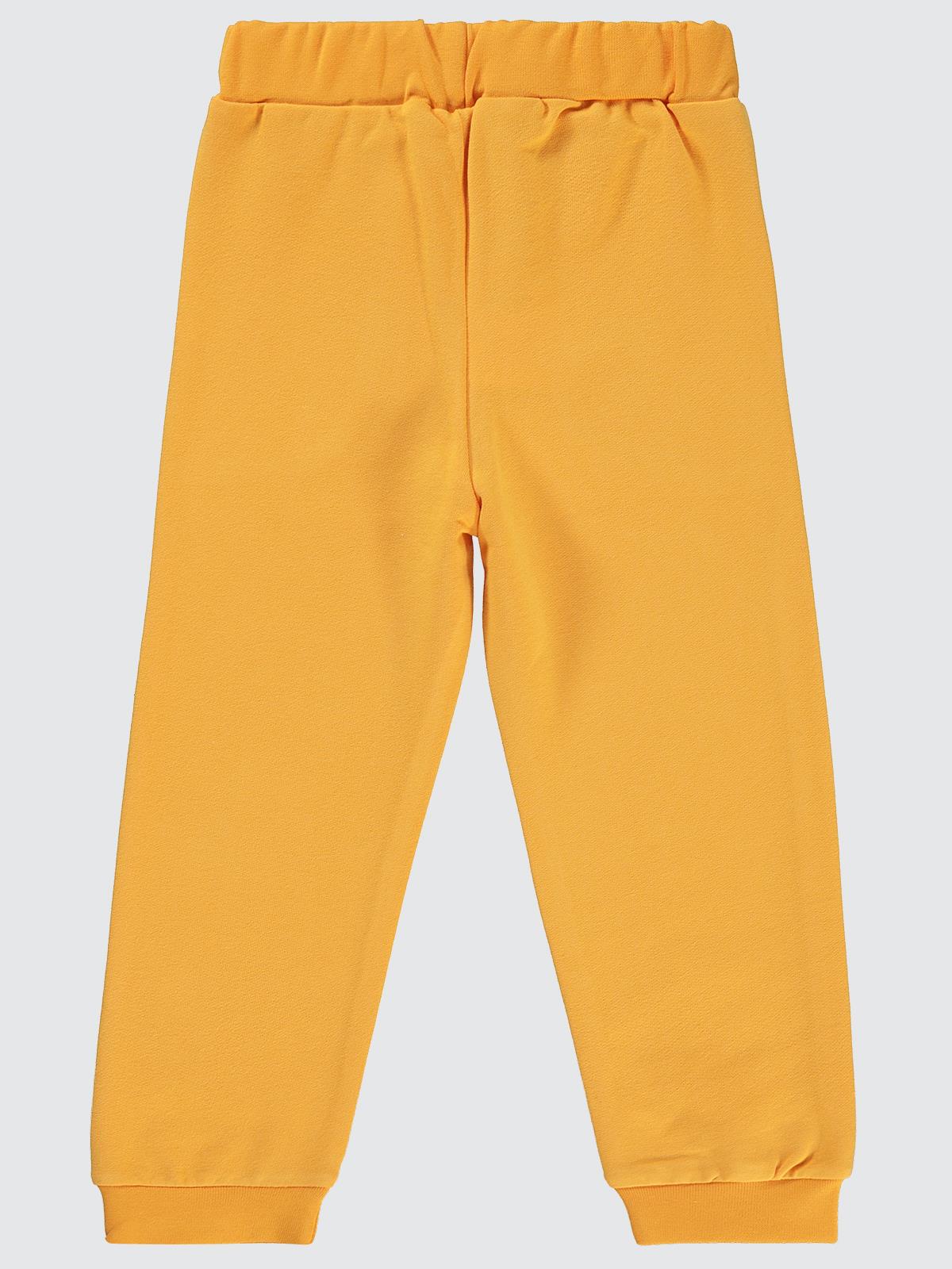 Civil Boys Cool Dog Baskılı Cepli 2-5 Yaş Eşofman Altı - Sarı