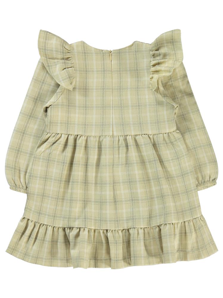 Civil Girls Fiyonuklu 2-5 Yaş Elbise - Bej