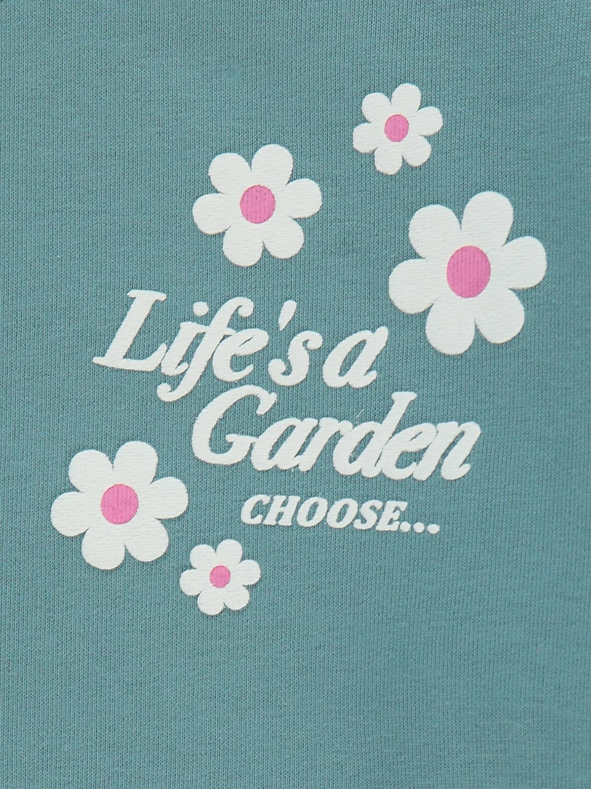 Civil Girls Papatya Baskılı 2-5 Yaş Eşofman Takımı - Mavi