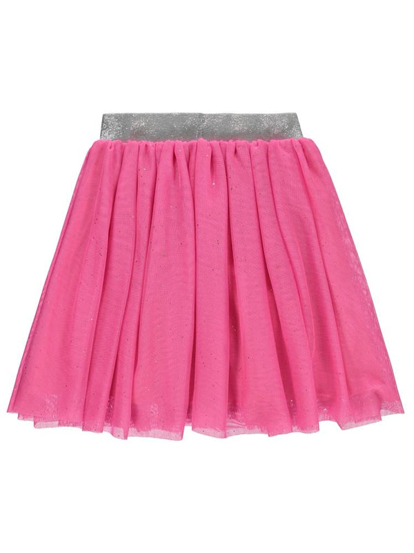 Civil Girls Simli Tül Tütü  4-9 Yaş Etek - Pembe