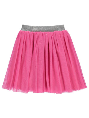 Civil Girls Simli Tül Tütü  4-9 Yaş Etek - Pembe