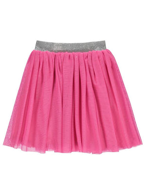 Civil Girls Simli Tül Tütü  4-9 Yaş Etek - Pembe
