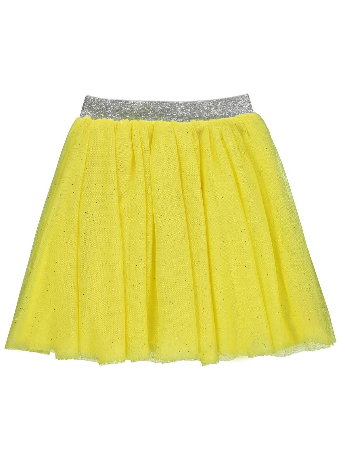 Civil Girls Simli Tül Tütü  4-9 Yaş Etek - Sarı