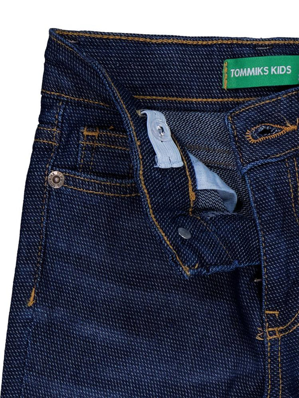 Civil Boys Klasik Petek Kumaş 10-13 Yaş Pantolon - Mavi