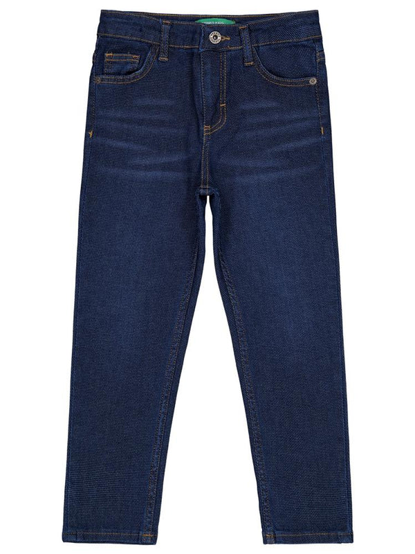 Civil Boys Klasik Petek Kumaş 6-9 Yaş Pantolon - Mavi