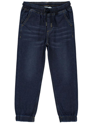 Civil Boys Bel Paça Lastikli Petek Kumaş 10-13 Yaş Pantolon - Mavi