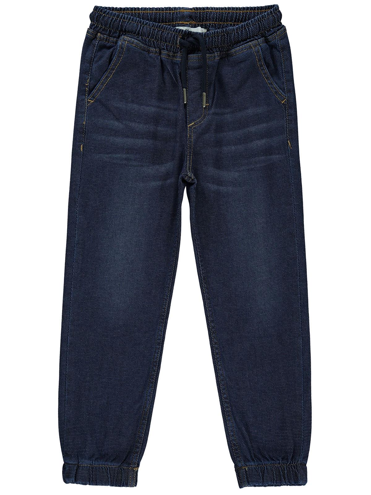 Civil Boys Bel Paça Lastikli Petek Kumaş 6-9 Yaş Pantolon - Mavi