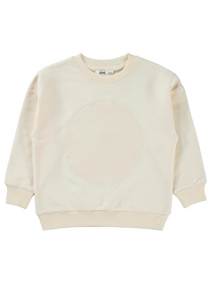 Civil Düz 3-7 Yaş Sweatshirt - Fil Dişi