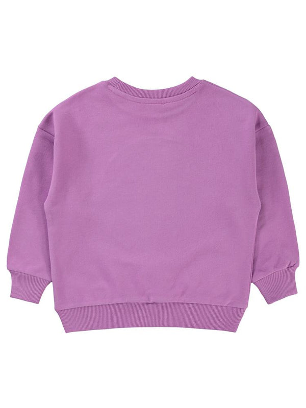 Civil Düz 3-7 Yaş Sweatshirt - Lila