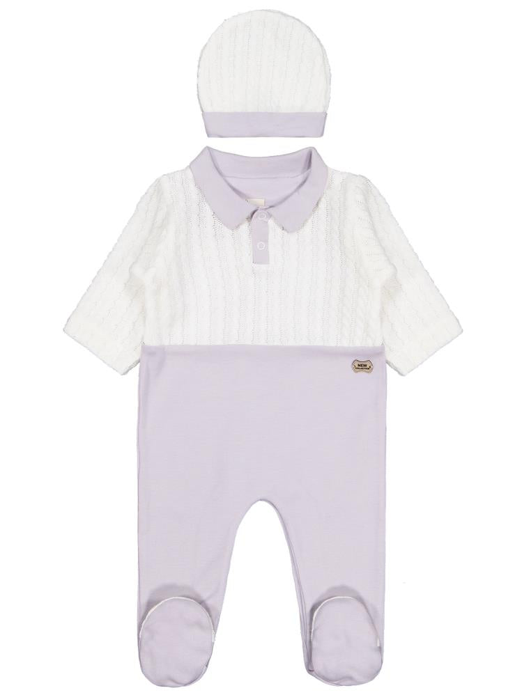 Tafyy Patikli 3-12 Ay Takım - Gri