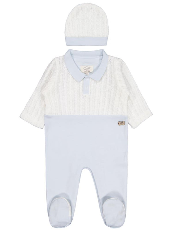 Tafyy Patikli 3-12 Ay Takım - Mavi