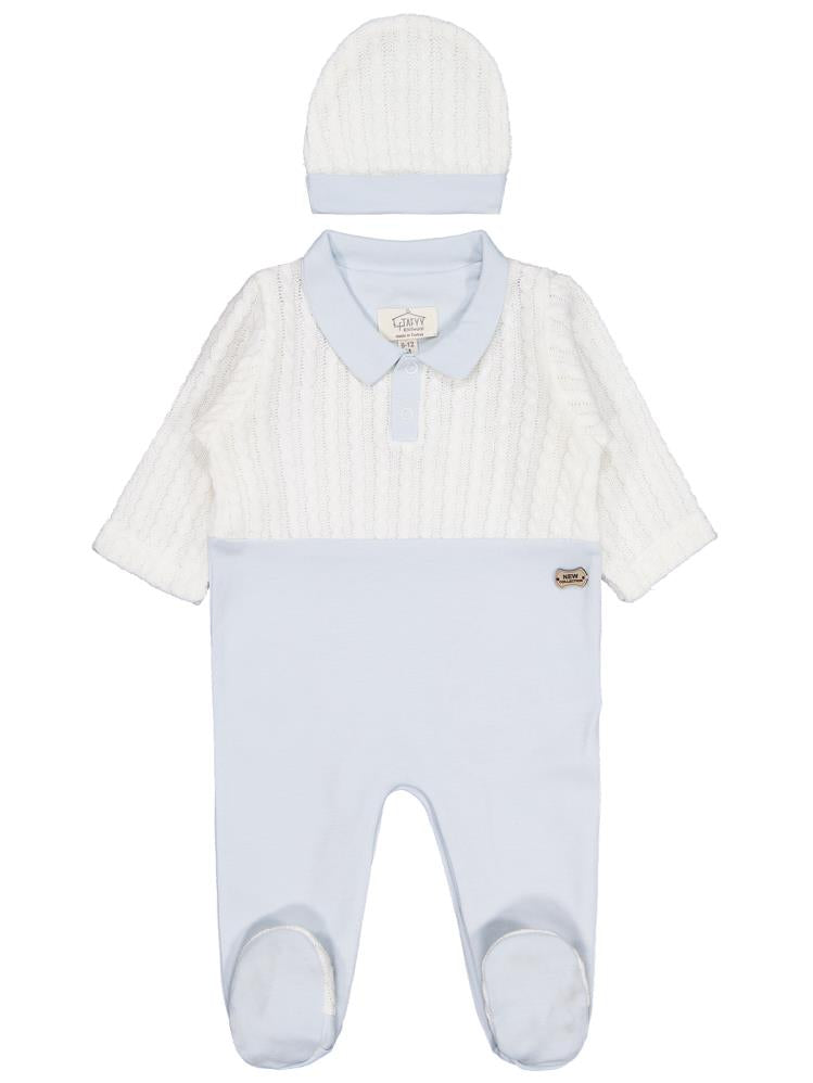 Tafyy Patikli 3-12 Ay Takım - Mavi