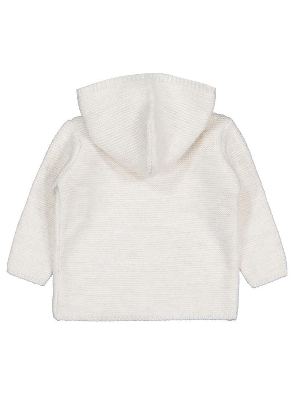 Tafyy Kapüşonlu 3-9 Ay Hırka - Ekru