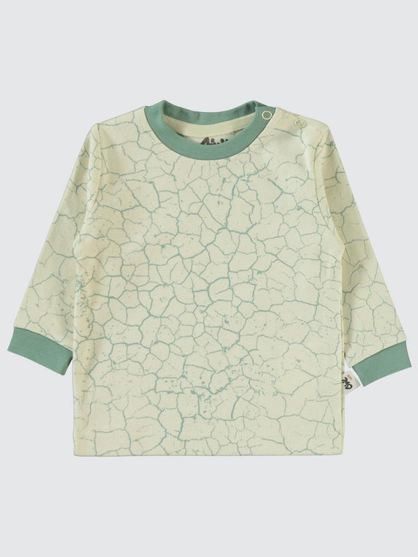 Civil Baby Crack Pattern Baskılı 6-18 Sweatshirt - Yeşil