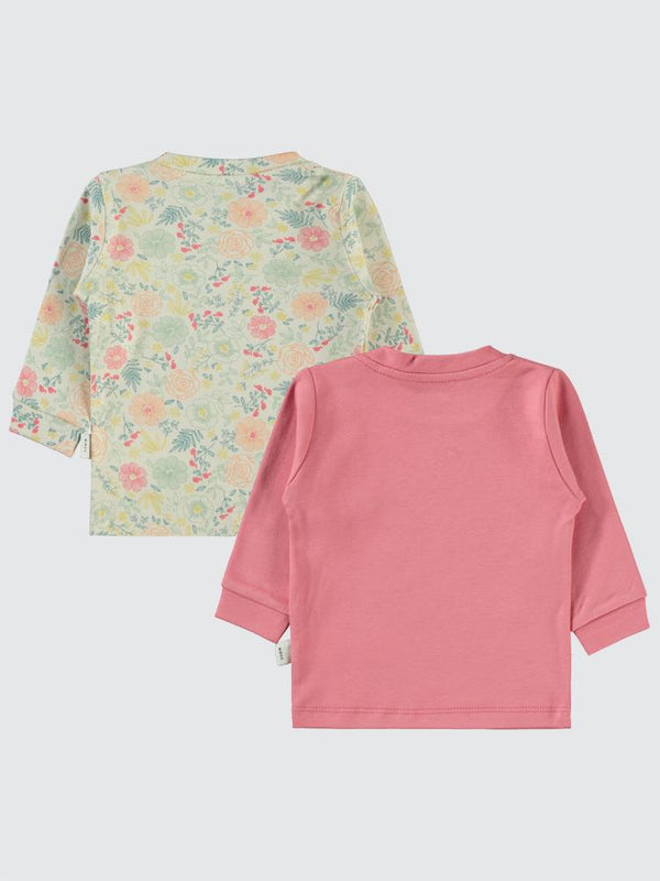 Civil Baby Natural Flowers Baskılı 6-18 Sweatshirt - Pembe