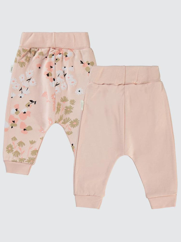 Civil Baby Flowery Baskılı 6-18 Tek Alt Bebe - Pudra