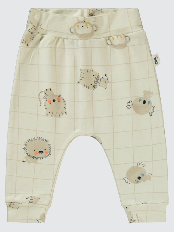 Civil Baby Fun Animals Baskılı 6-18 Tek Alt Bebe - Kahverengi