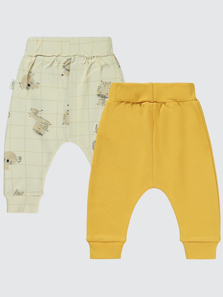 Civil Baby Fun Animals Baskılı 6-18 Tek Alt Bebe - Hardal