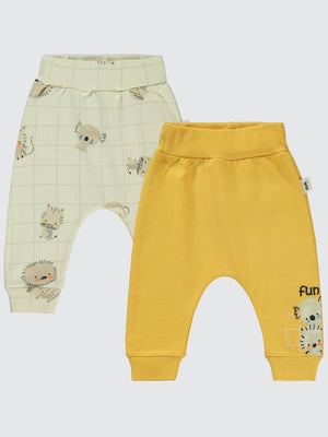 Civil Baby Fun Animals Baskılı 6-18 Tek Alt Bebe - Hardal