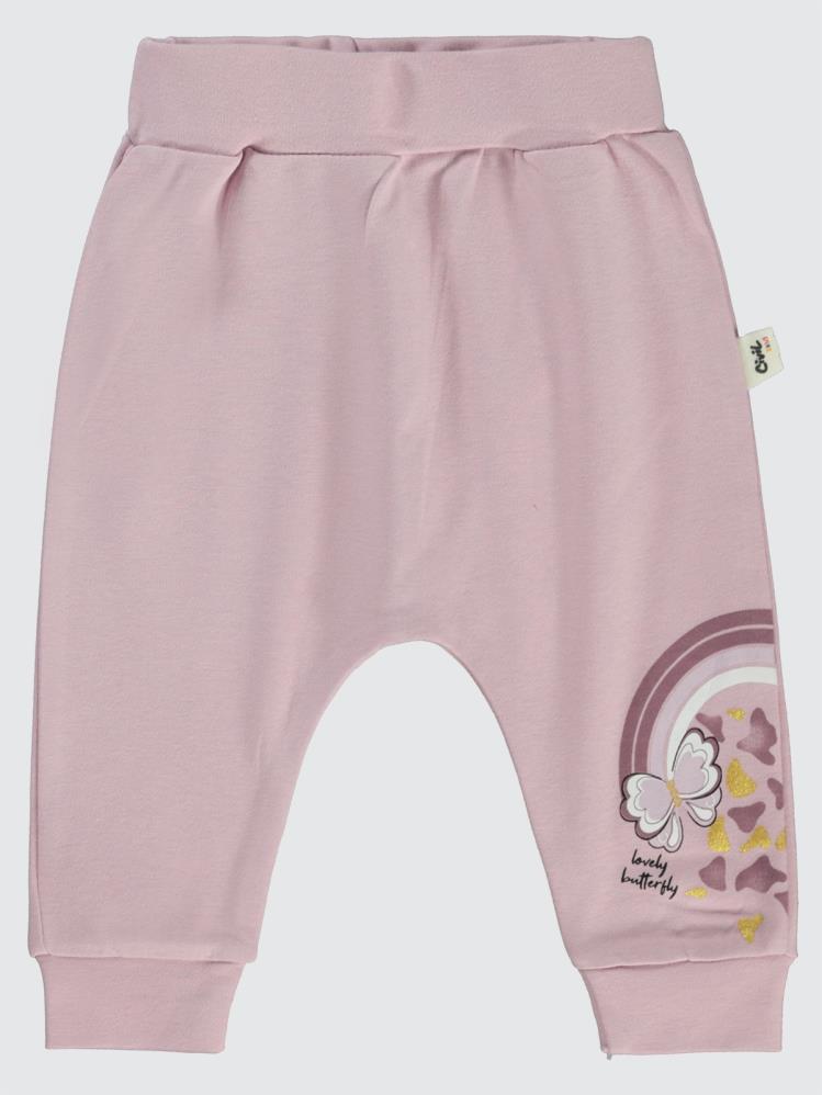Civil Baby Butterfly Baskılı 6-18 Tek Alt Bebe - Lila