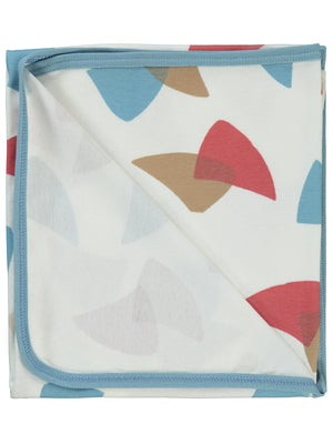 Civil Baby Colored Fıgures Baskılı Battaniye - Mavi